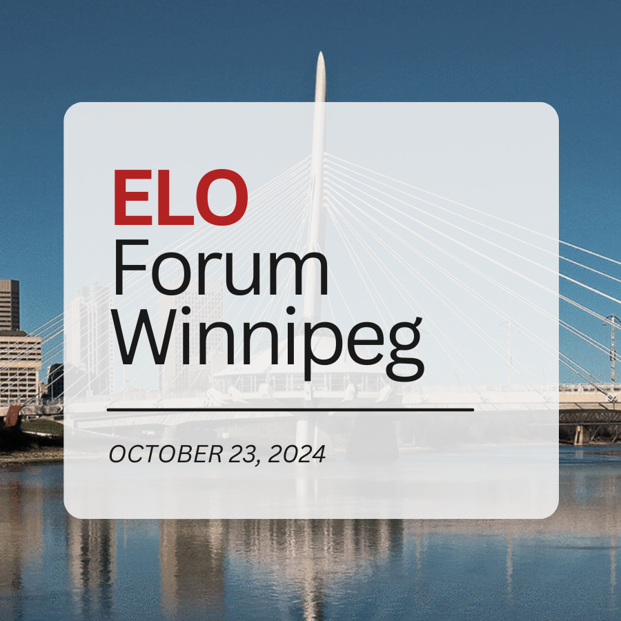 Preview of ELO Forum Winnipeg Sponsor Slides 2024